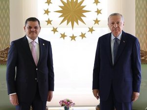 Cumhurbaşkanı Erdoğan Libya Başbakanı Abdülhamid Dibeybe’yi kabul etti