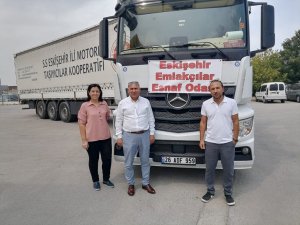 Eskişehir’den Marmaris’e saman yardımı
