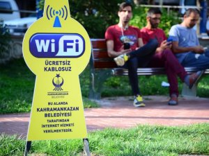 Kahramankazan parklarında ücretsiz internet