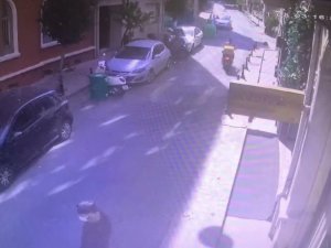 Oyuncu Oğulcan Engin’in motosikletinin çalındığı anlar kamerada