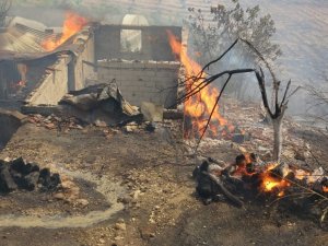 Sütçüler yangınında 17’si ağır toplam 27 yapı hasar aldı