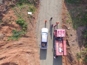 Gediz’de ormanlık alanlar drone ile denetleniyor