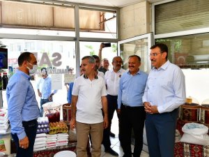 Milletvekili Tüfenkci ile Başkan Çınar, esnaflarla buluştu