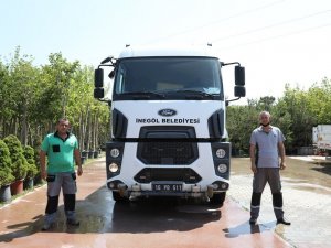 Manavgat’ta görevli personel İnegöl’e döndü