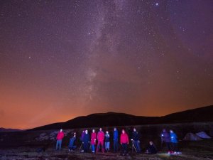 Giresun’da yaylalar yıldızlar altında fotoğraflandı