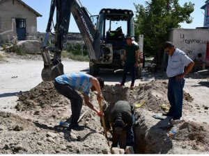 İscehisar ilçesinde doğalgaz çalışmaları başladı