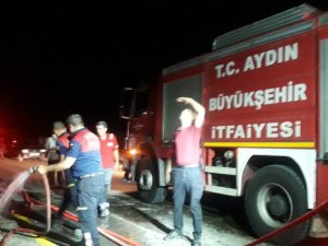 Büyükşehir’den Bozdoğan’daki yangına müdahale