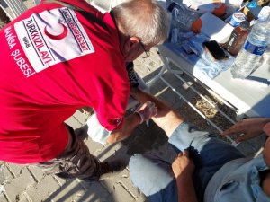 Türk Kızılayı Manisa Şubesi ilkyardım ekibi göreve başladı