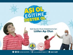 Erdemli Belediyesi, aşılanma oranı en yüksek ilçe olmak için aşı kampanyası başlattı