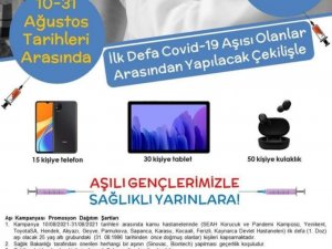 Aşı teşviki için gençlere hediyeler verilecek