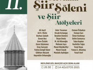11. Mevlana Şiir Şöleni sanatseverleri Karatay’da buluşturacak