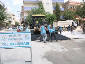Haliliye’de  asfalt çalışması