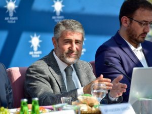 Hazine ve Maliye Bakan Yardımcısı Nebati, Tuzlalı iş insanlarıyla bir araya geldi