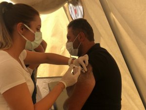 Kars’ta vatandaşlardan aşıya yoğun ilgi