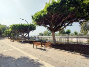 Müftü Deresi bisiklet ve yürüyüş yolu yenilendi