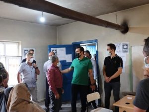 Kalecik köyünde "Yerinde Aşı" çalışması