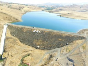 Elazığ’da Tatar Göleti sulaması inşaat çalışmaları devam ediyor