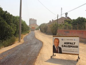 Büyükşehirden  Finike’de asfalt çalışması