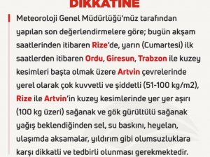 Tarım ve Orman Bakanı Pakdemirli’den şiddetli yağışlara karşı uyarı