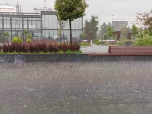 Samsun’da sağanak korkuttu