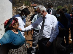 Vali Seymenoğlu: “Yangın bölgesindeki zararlar karşılanacak"