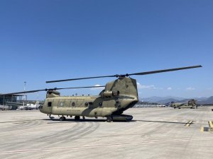 ABD yangın söndürme helikopterleri Dalaman’da