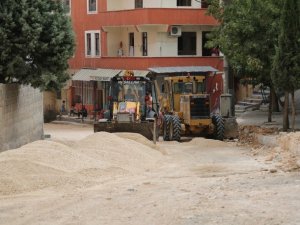 Eyyübiye asfalt öncesi dolu yapıldı
