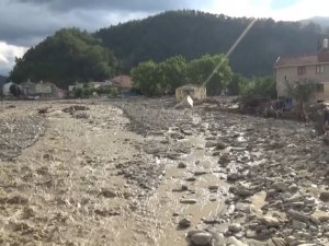 Sinop´ta yaşanan selin ardından Babaçay köyünün son hali