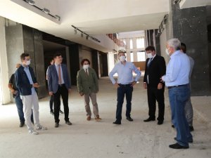 Maden ve Arkeoloji Müzesi inşaatını incelediler