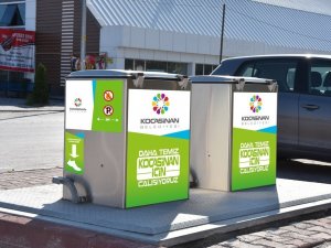 Kocasinan Belediyesi’nden konteynerlerle görsel zenginlik