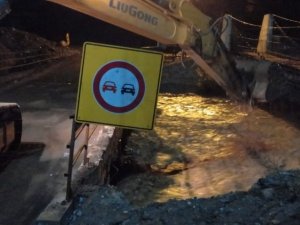 Artvin’de şiddetli yağış nedeniyle su baskınları meydana geldi