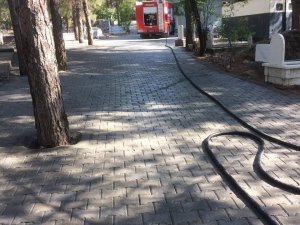 Tut Belediyesi mezarlıkta bakım yaptı