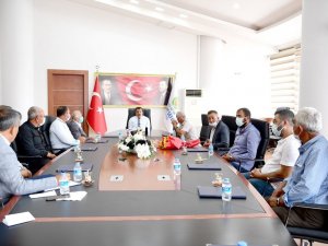 Muhtarlarından Başkan Gürkan’a teşekkür ziyareti