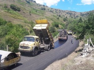 4 kilometrelik asfalt çalışması tamamlandı