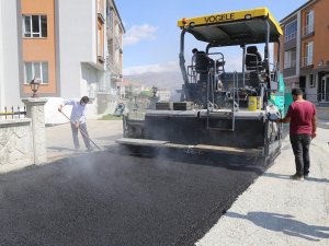 Erzincan’da sıcak asfalt çalışması