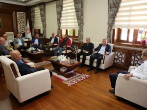 Vali Epcim, CHP heyetini ağırladı