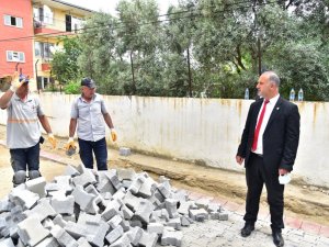 İncirliova’da yol yapım çalışmaları aralıksız devam ediyor