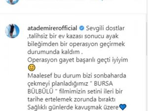 Ata Demirer, evde kaza geçirdi, ayak bileğinden ameliyat oldu