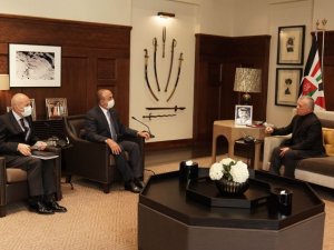 Bakan Çavuşoğlu, Ürdün Kralı II. Abdullah ile görüştü