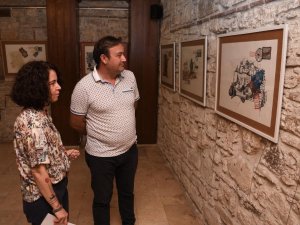 Muğlalı ressam 14. kişisel sergisini İbramaki’de açtı