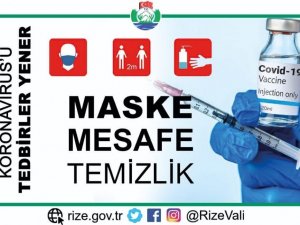 Rize Valiliğinden Delta varyantı ve Covid-19 uyarısı