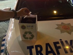 Isparta’da alkolmetre çubukları geri dönüşüme kazandırılıyor