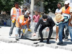 Yenişehir Belediyesi üst yapı çalışmalarına devam ediyor