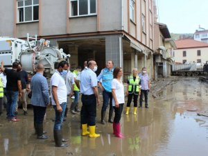 Başkan Köse afet bölgesinde incelemelerde bulundu