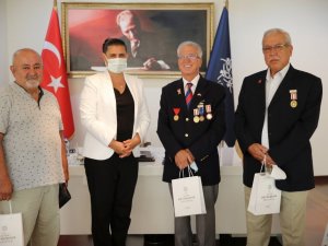 Aydın Büyükşehir Belediye Başkanı Çerçioğlu gaziler ile görüştü