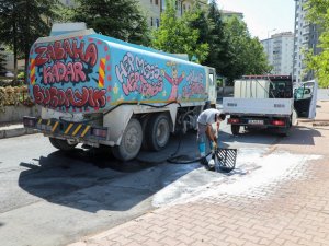 Talas’ta yağışlardan önce mazgal temizliği