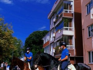 Atlı jandarma ekibi Filyos’ta