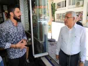 Başkan Güder, esnafların sorunlarını dinledi