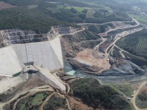 Bursa Karacabey Yeşildere Barajı’nda çalışmalar aralıksız devam ediyor