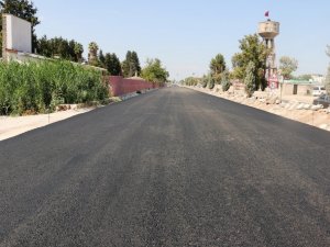 Suriye sınırına giden yol asfaltlanıyor